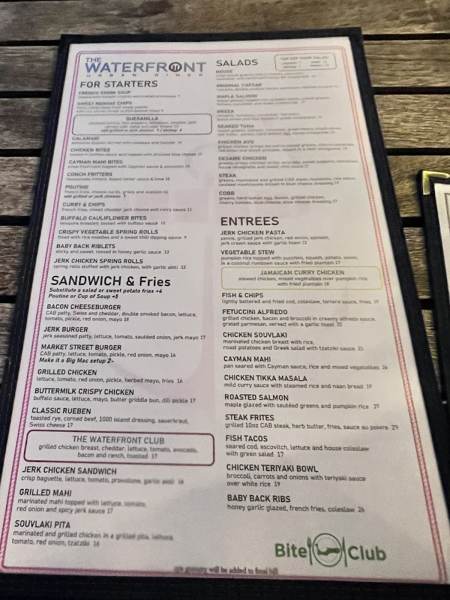 Menu Waterfront Urban Diner-2