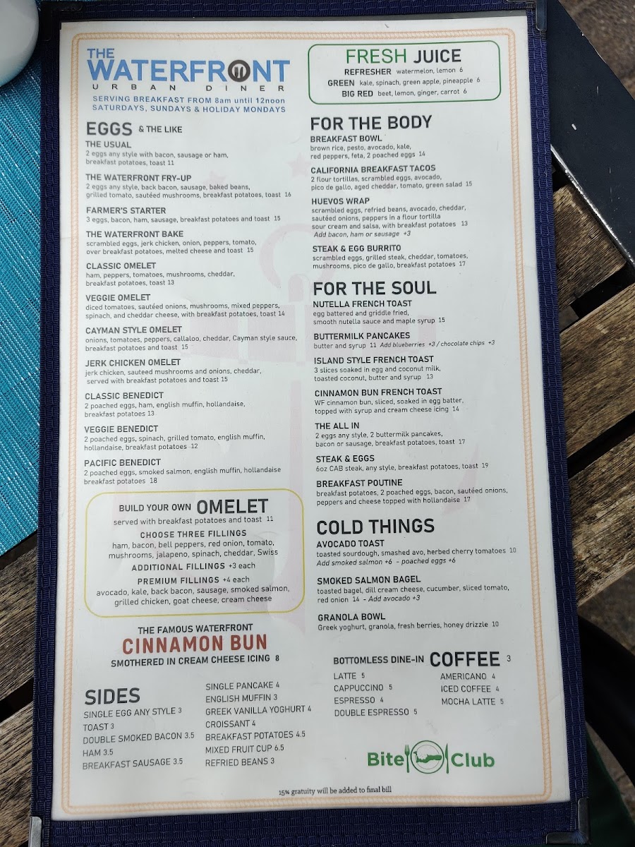 Menu Waterfront Urban Diner-3