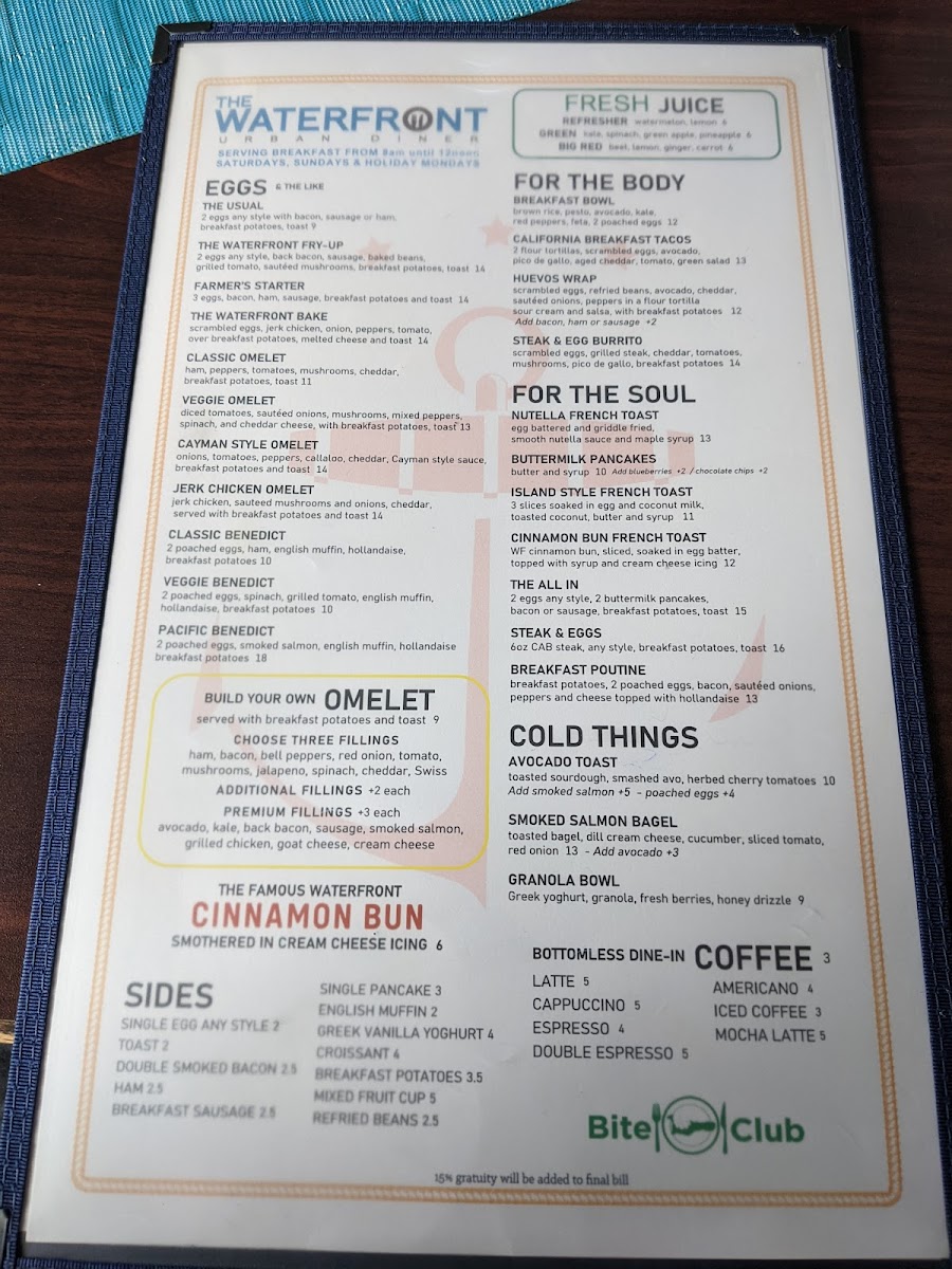 Menu Waterfront Urban Diner-4