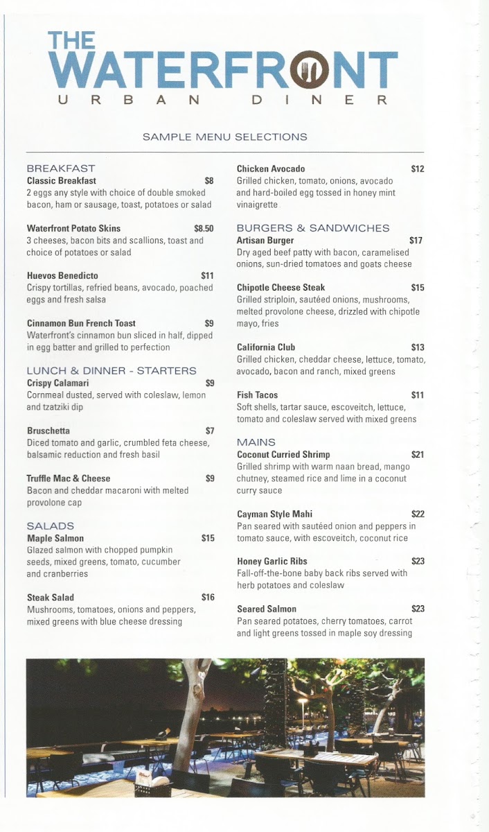 Menu Waterfront Urban Diner-7